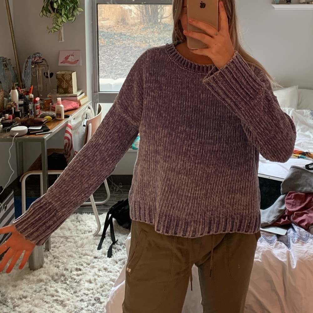 Light Purple Knit Sweater